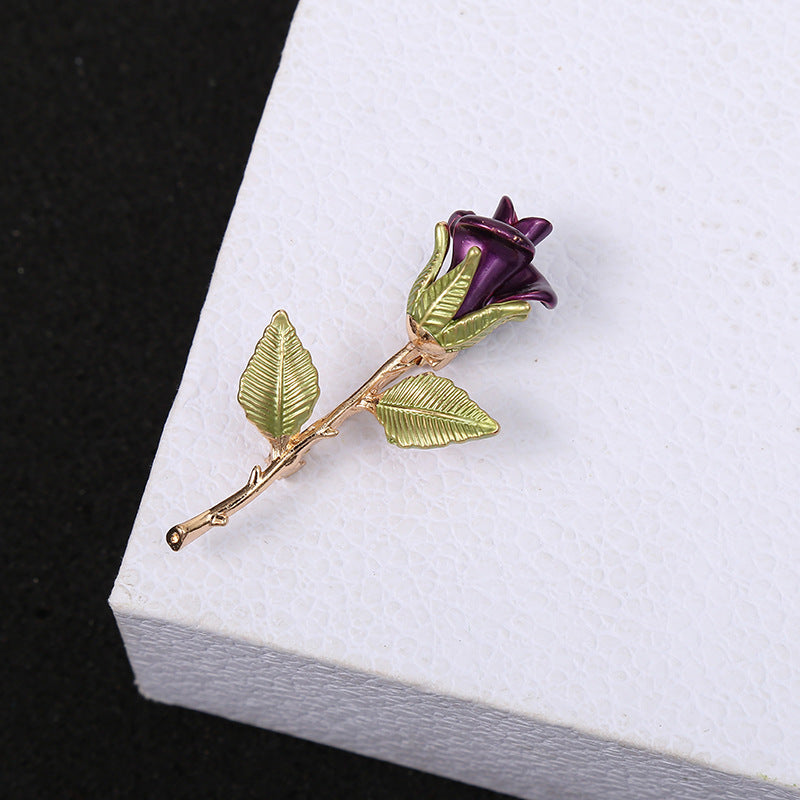 Three-dimensional Rose Flower Rhindiamond-style