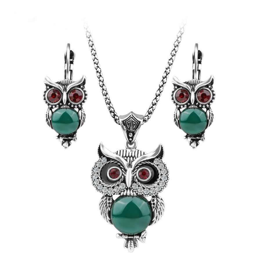 Creative Owl Jewellery Necklaces Set