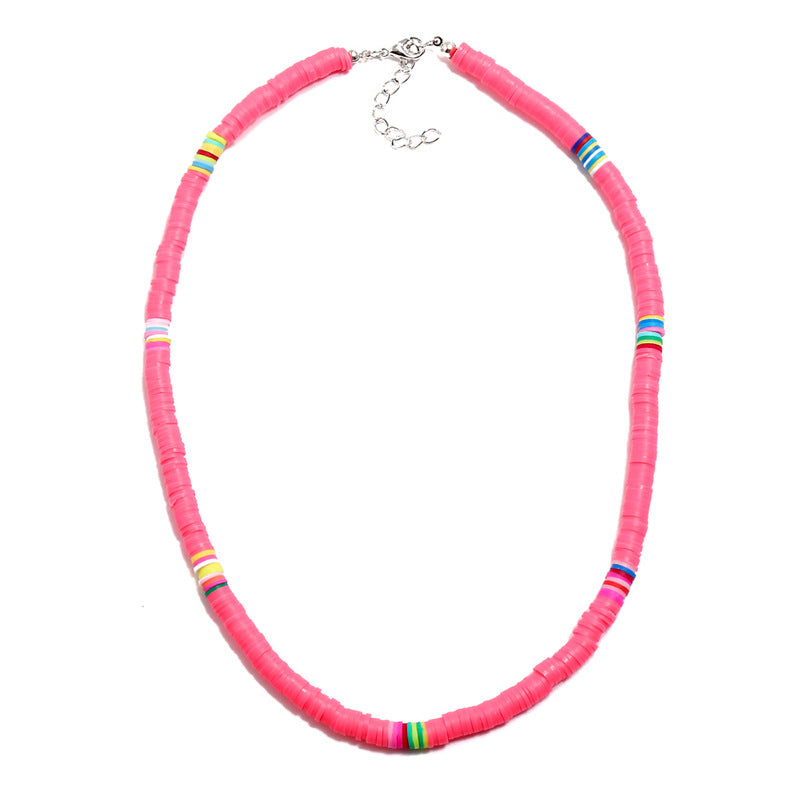 Ethnic Style All-match Handmade Color Beaded Necklace
