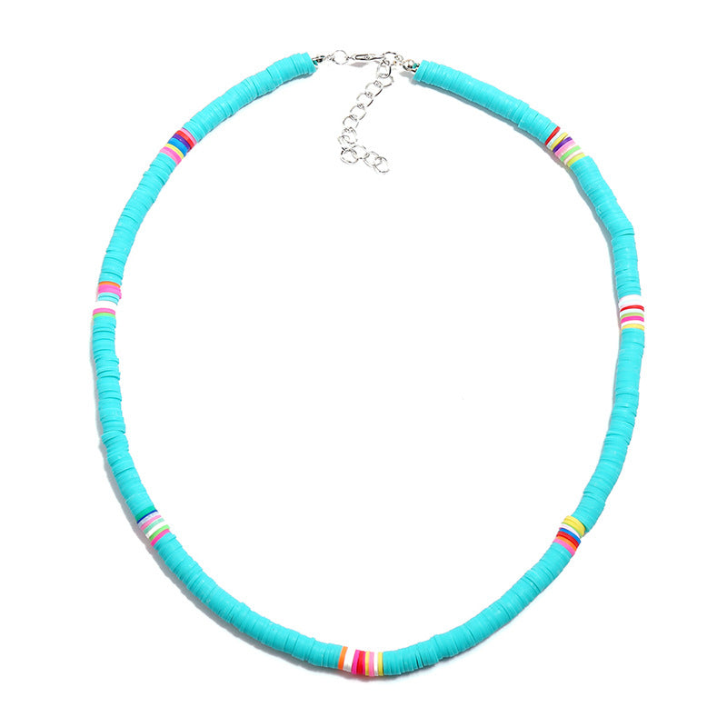 Ethnic Style All-match Handmade Color Beaded Necklace