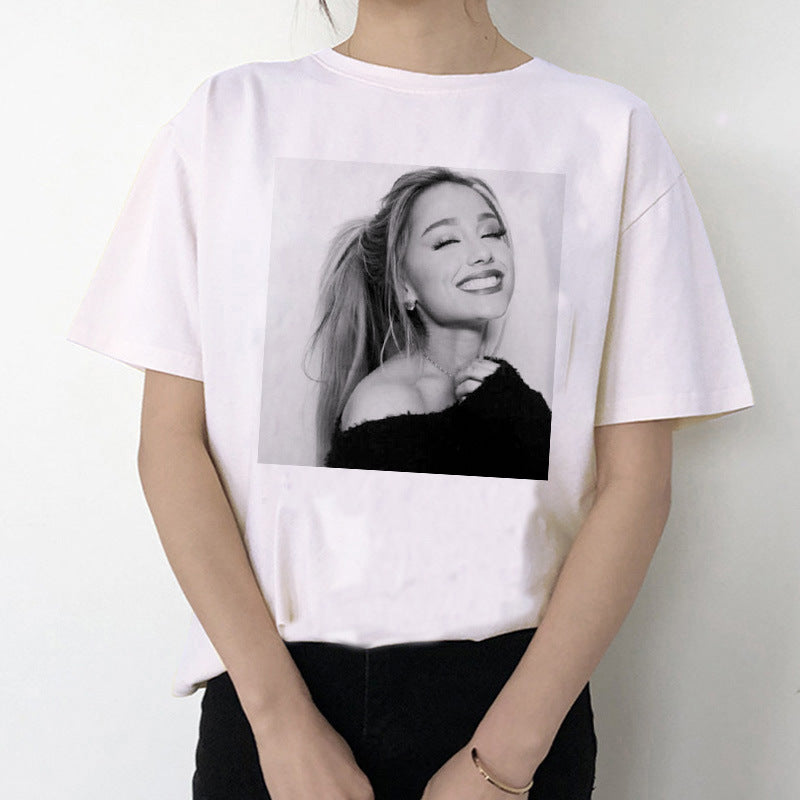 Ariana Grande Women 7 Rings T-shirt