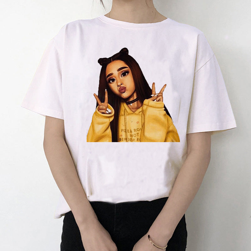 Ariana Grande Women 7 Rings T-shirt