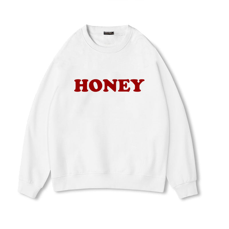Honey Print Winter Women Hoodie