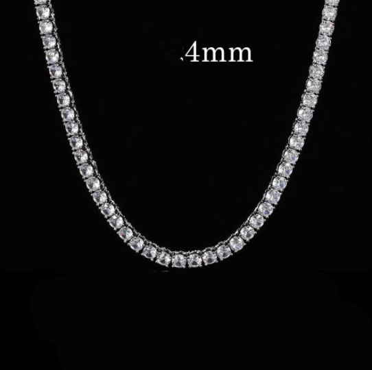 Round Photo Pendant Microset Zircon Men's Necklace