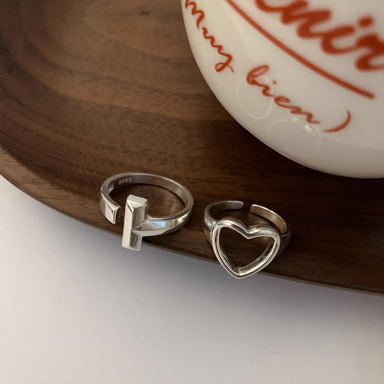 T Word Love S925 Sterling Silver Ring