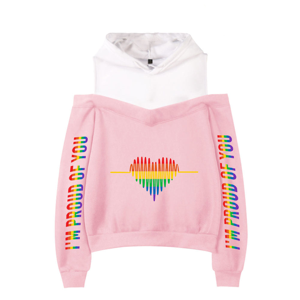 New Sexy Off-the-shoulder Hoodie