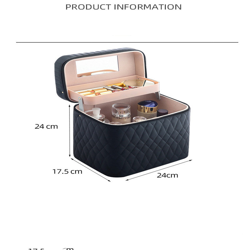 Large Capacity Korean Portable Cosmetics Storage Box